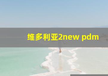 维多利亚2new pdm